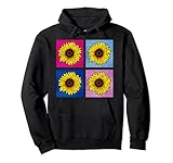 Photo Gallery hippie sunshine floreale pop art fiore giallo girasole felpa con cappuccio Photo Gallery hippie sunshine floreale pop art fiore giallo girasole felpa con cappuccio