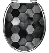 WOLTU Premium wc-bril toiletbril met softclosemechanisme, MDF houten WOLTU Premium wc-bril toiletbril met softclosemechanisme, MDF houten