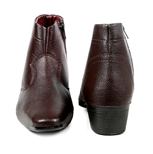 Image of BXXY Men's 2 Inch Heel Height Increasing Formal Zipper Boots