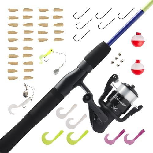 Kit Catch More Fish Shakespeare con caña de pescar y carrete para iniciarse