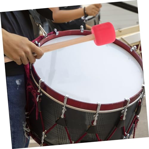 Baquetas para bombo de madera con mango antideslizante, diseño duradero y control preciso para percusión y banda miniatura 3