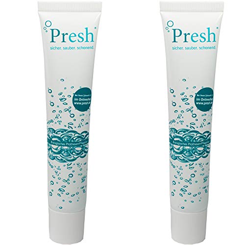Presh biologischer Zahnersatzreiniger 2 Stück zur Gebissreinigung Cover