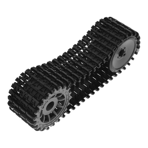OFFIGAM Orugas De Goma para Tanque RC Repuesto para Robot con Orugas Modelo De Tanque De Control Remoto Juguete De Construcción para Coche De Juguete