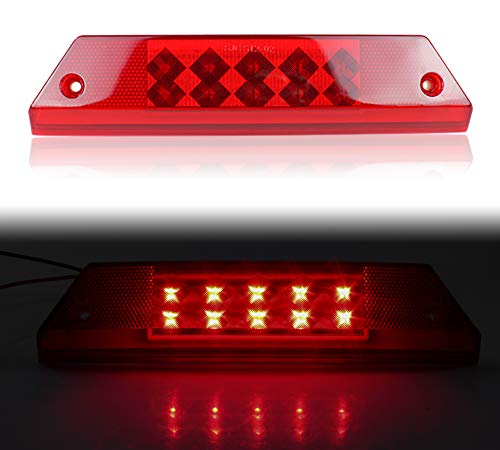 1Pcs Led Taillight For Ranger, Sautvs Red Brake Stop Tail Light Rear Lamp For Polaris Ranger 800 700 900 2012-2016 Accessories (Fit Driver & Passenger Side, 2411099) #TOP1