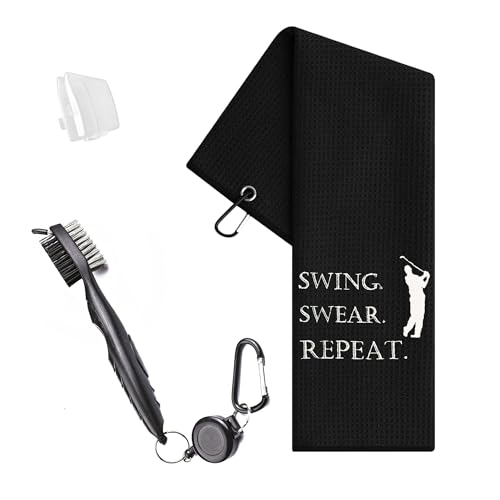YLXLLSM Funny Golf Towels for Golf Bags for Men, Swing