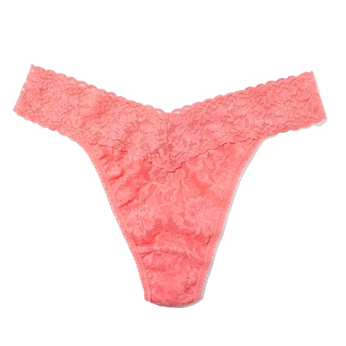 Image of hanky panky - Signature Lace Original Rise Thongs: Essentials Edition | One Size 4-14 | Lace Lingerie Underwear | 3 or 5 Pack