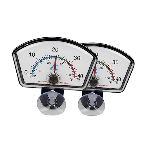 BESPORTBLE Aquarium Thermometer Stick 3 Pieces Easy to Read Durable Plastic Ideal for Fish Tank and More