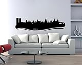 PrimeStick Wandtattoo Wandaufkleber Mainz Skyline mit 