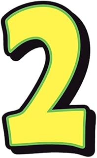 Flywheel Giant Magnetic Numbers (2, Yellow)