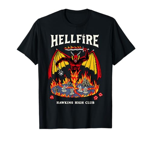 Stranger Things Hellfire Hawkins High Club Camiseta