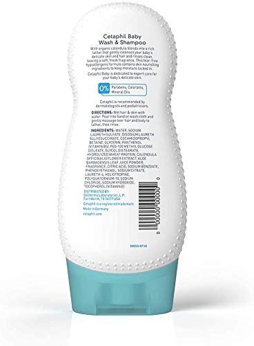 Cetaphil Baby Wash And Shampoo With Organic Calendula, 7.8 Ounce Per Bottle (2 Bottles) #TOP1
