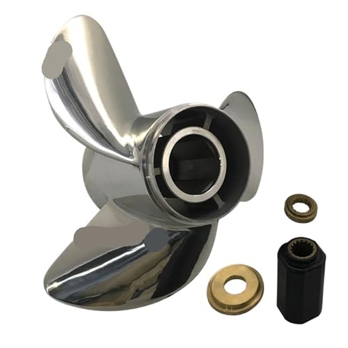 Image of Propeller 15.25x19 for Engines 175HP 220HP 225HP 250HP Ship Stainless Steel 15 Tooth Spline LH 48-13701A46