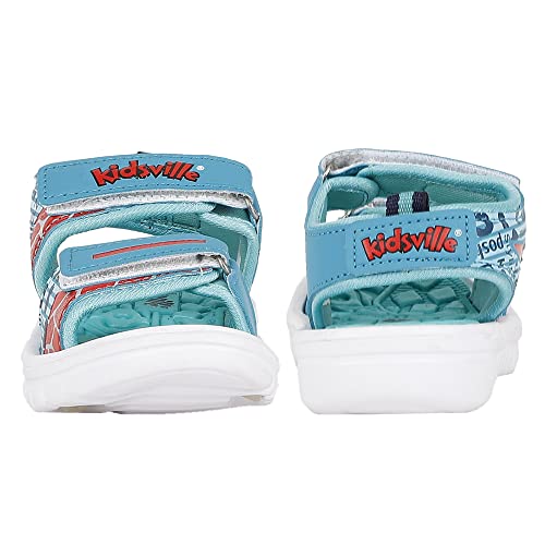 Image of Kidsville Kids Boys Printed Multicolor Sandals
