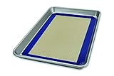 USA Pan 1706MT-1 Bakeware Nonstick Half Sheet Pan and Silicone Mat Set