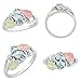 Imagen de Marquise creado aguamarina de marzo Birthstone Anillo