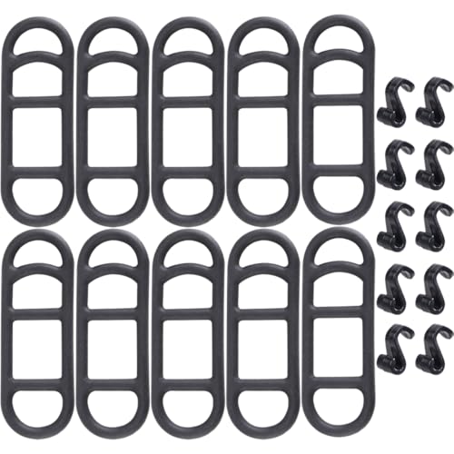 OIGWBPH 20 PCS Bande en Silicone pour Vélo Sangle Attache Velo Porte Velo Caoutchouc Fixation Elastique Lampe de Poche Torche de Vélo Bande de Silicone...