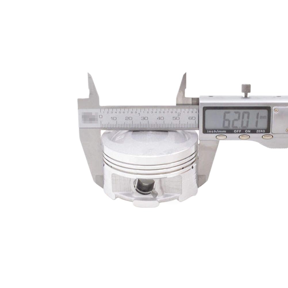 Conjunto de Anillos de pistón de Motocicleta Compatible con CG150 CGH150 ZJ150 Irbis GS150 62 Mm pistón 13 Mm Pin