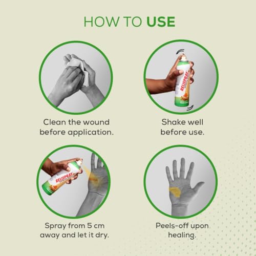 Image of RELISPRAY Bandage Spray & Ice Spray | Ayurvedic Spray | 75g Combo of 2