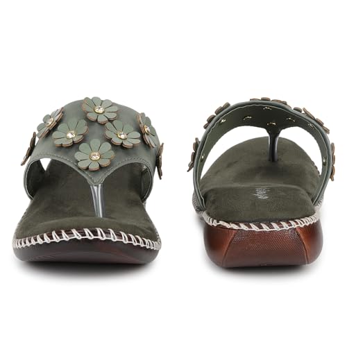 Image of ORTHO JOY doctor Fancy Footwear for women || Orthopedic Women's Fancy Slipper /Sandal For Women