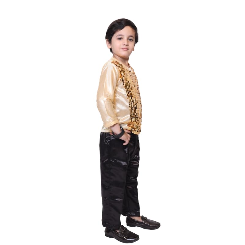 Image of Kaku Fancy Dresses Lycra T-Shirt For Kids, Dance Costume For Boy & Girls