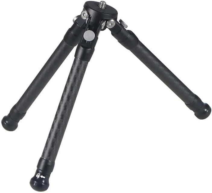 Carbon Fiber Mini Tripod Retractable Tripod Lightweight Projector Stand Portable(Mini Tripod B)