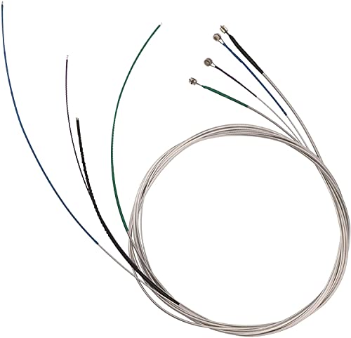 LUTER 4/4 Cello String Universal Set Classic Silver String (ADGC) Steel Core with Nickel-Plated Ball...