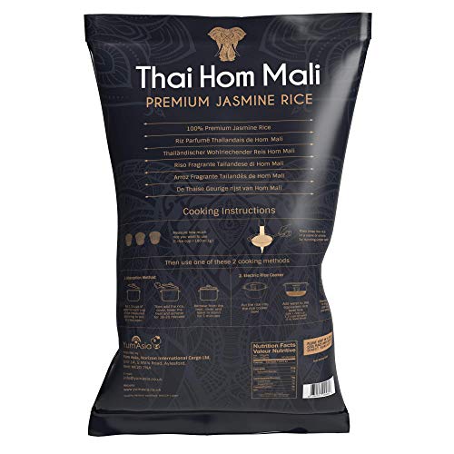 Yum Asia Thai Hom Mali Premium Weißer Jasminreis – 5kg