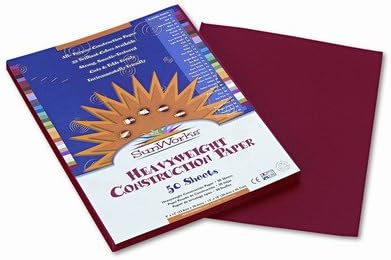 Construction Paper, 58 Lbs., 9 X 12, 50 Sheets [Set of 4]