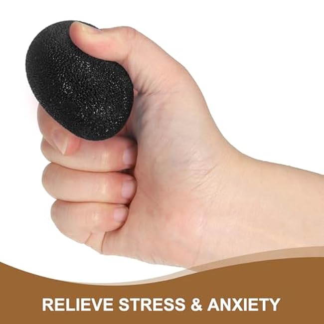 PATIKIL Hand Exercise Balls, Squeeze Balls Stress Ball for Adults Grip Strengthening Occupational Equipment