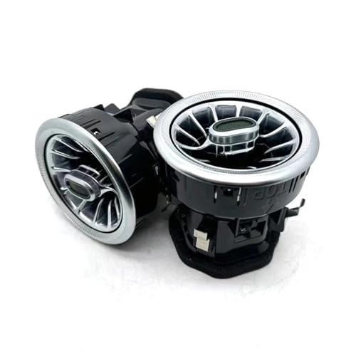 Sortie climatiseur Mercedes Classe V avec ventilation turbo argentée pour un flux d'air fluide