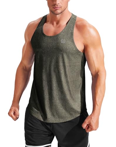 NELEUS Men's Workout Running Tank Top Sleeveless Gym Athletic Shirts2