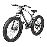 MarKnig 26 inch Fat Tire Mountain Bike with 4 inch...