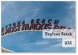 Aimant de réfrigérateur avec inscription « Enter of Beach Road » Daytona Beach en Floride