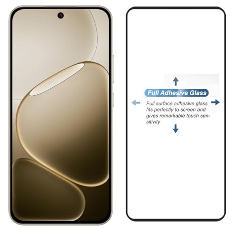 Image of FabeKee Tempered Glass Screen Protector Compatible For Black Cellphone With Edge To Edge Coverage And Easy Installation Kit (Transparent, Oppo F31 Pro 5G)