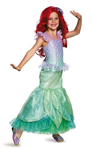 Ariel Ultra Prestige Disney Princess The Little Mermaid Costume, X-Small/3T-4T