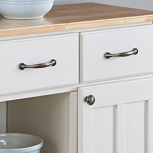 Hutch-Style Buffet- White/ Natural #TOP2