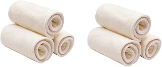 ibasenice 6 Pçs Fraldas Infantis De Bambu Inserções De Fraldas De Pano Forros De Fraldas De Pano Almofada De Xixi Do Bebê Fraldas De Bambu Almofadas De Xixi Para Bebês Almofada De Fraldas