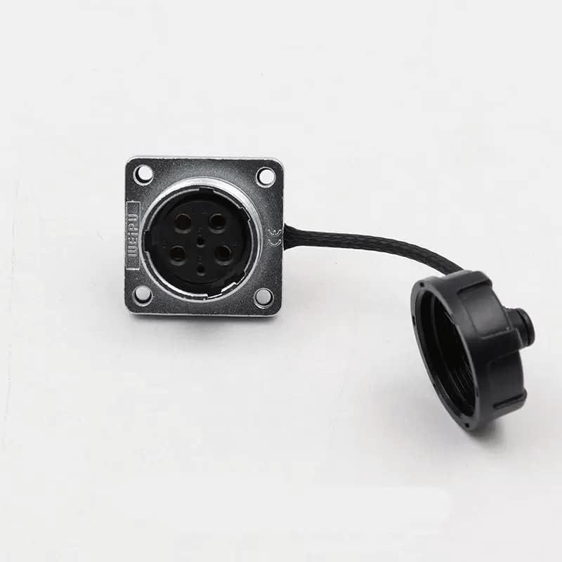 WS20 6pin Connector Female Panel Mount Socket Power Cable Connector, Automotive Aviation Receptacle (WS20, Z, 6pin)