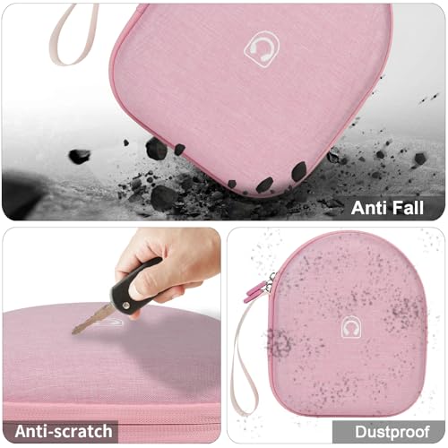 Protective Hard Shell Headphone Case for Sony WH-CH520/ WH-1000XM4, for JBL Tune 720BT/510BT, Shockproof Travel Storage Bag with Mesh Pocket, Earbud Carrying Pouch for Gym, Office, Commute (Box Only) by casmilee - Used condition - Image 5