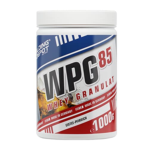 Bodybuilding Depot - WPG-85 Clear Whey Protein Granulat/Isolat 1kg - Eistee-Pfirsich | speziell zum Mixen in Wasser | perfekte Löslichkeit | hoher BCAA und EAA Anteil