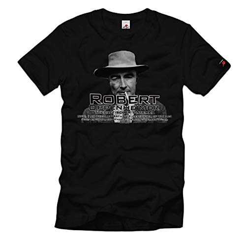 Robert Oppenheimer Quote Theoretical Physicist Manhattan Project Shirt #S35044, Black, Uomini S