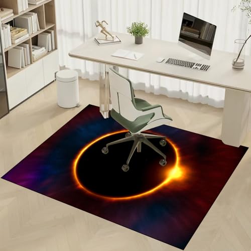 Miniatura 2 de Alfombra Silla Gaming Alfombrilla Para Silla De Oficina Alfombra Silla Ruedas Alfombrilla De Suelo Duro Para Escritorio Oficina Protector De Suelo Para Suelos De Madera Dura 100 X 120 Cm