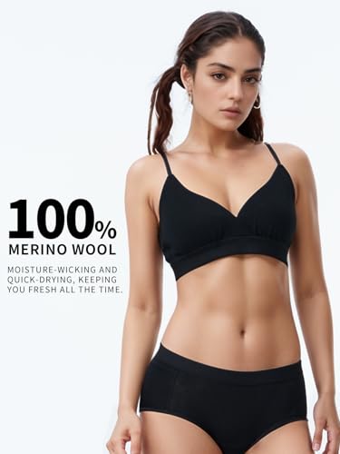 Image of Women's Merino Wool Wireless Triangle Bralette