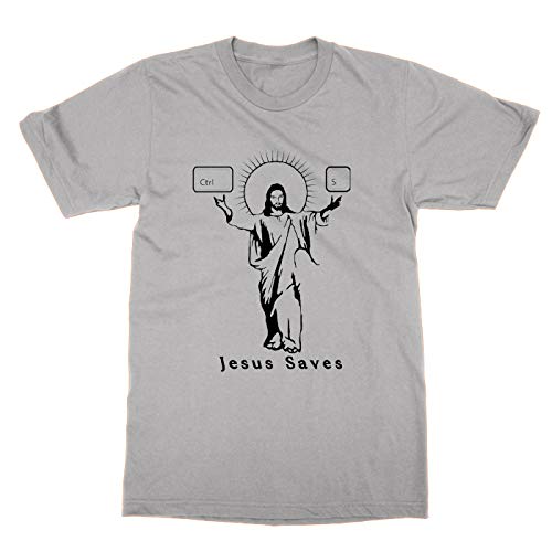 T-shirt Jesus Saves Ctrl+S : fini les vêtements rigides devant l'ordinateur