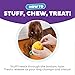 Outward Hound Planet Dog Dental Ananas Dental Chew Toy and Interactive Treat Stuffer Durable Dog Toy Stuffable Dog Toy, Yellow