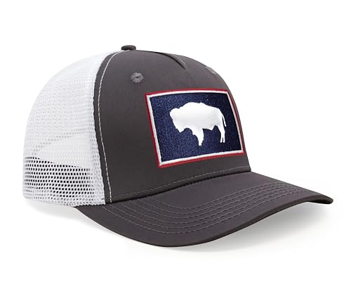 Image of International Tie State Hat for Men and Women, Adjustable Snapback Trucker Baseball Cap with Embroidered Patch