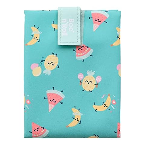 Roll'eat - Boc'n'Roll Mr. Wonderful | Snack Bag | Reusable and Eco-Friendly | BPA-Free | Fruits Cover