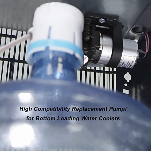 Crocsee Dc 12V Self Priming Diaphragm Pump Fresh Water Pump 1.3Lpm, 30Psi, Food Grade Replacement Pump For Bottom Loading Water Coolers Water Dispenser, Ice Maker #TOP3