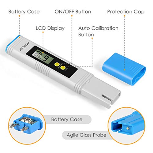 image for PH Meter, Digital PH Meter, PH Tester for Water, PH Meter 0.01PH High-