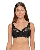 Susa Damen Ohne Aus Elastischer Spitze Latina Bügelloser BH, Schwarz (Schwarz 004), 100D EU